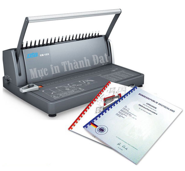 Máy Đóng Lò Xo Nhựa Đóng Sách DSB CB-122