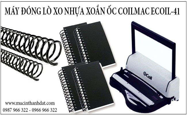 máy đóng lò xo nhựa xoắn ốc COILMAC ECOIL-41 